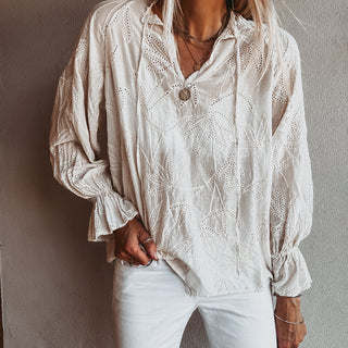 CREAM ceretto blouse  *NEW*