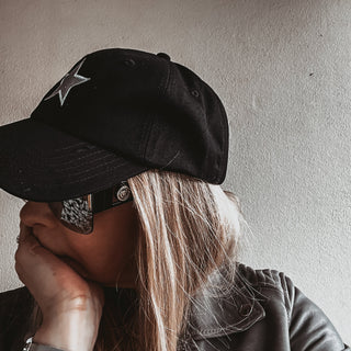 Black / Grey STAR baseball cap *NEW*