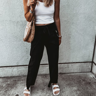 Ultimate BLACK jogger palazzo's *NEW*