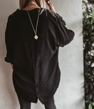 Caldera black button shirt *NEW*