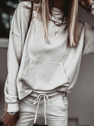 ULTIMATE DESERT BEIGE  super slouchy relaxed hoody *NEW*