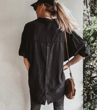 Caldera black button shirt *NEW*