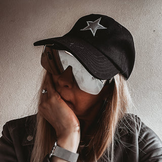 Black / Grey STAR baseball cap *NEW*