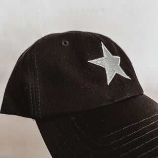 Black / Grey STAR baseball cap *NEW*