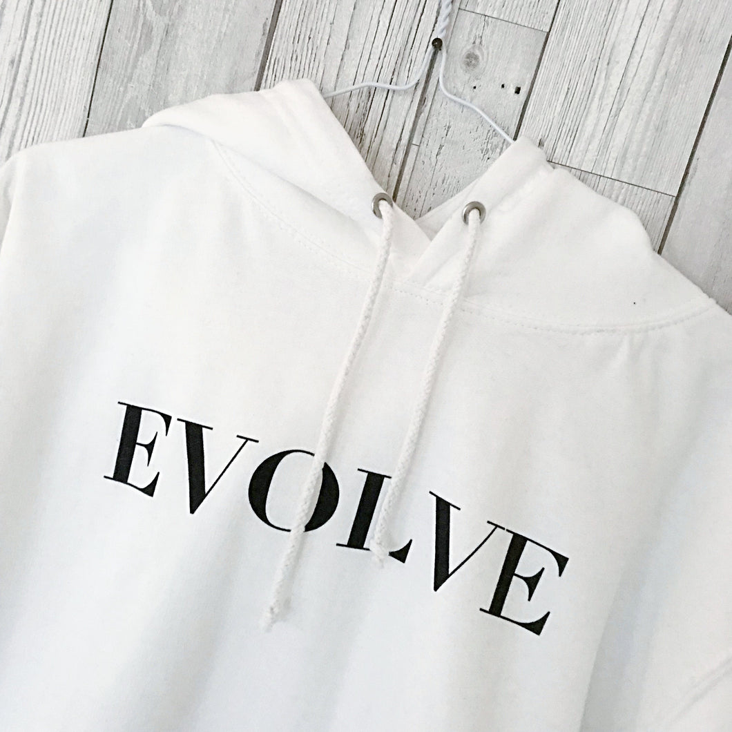 EVOLVE white hoody (M, size 12)