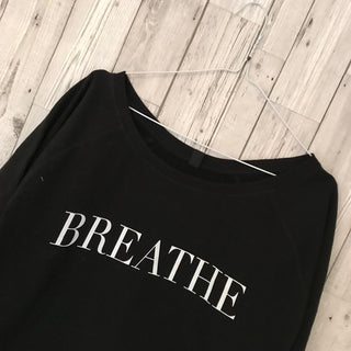 Breathe sweatshirt serif font (m, size UK 12)