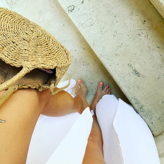 Stars & moon double ankle bracelet