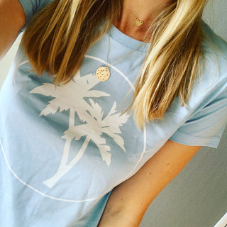 Pale blue summer tee *SALE*