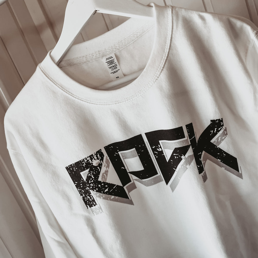 Rock white  sweatshirt