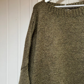 Milano KHAKI SCOOP NECK jumper *BACK IN STOCK*