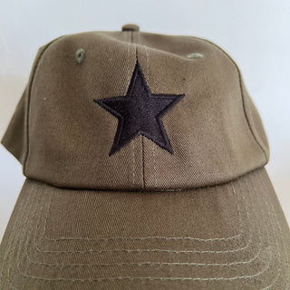 Khaki STAR baseball cap *NEW*