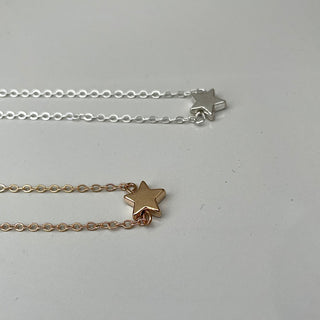 Gold & silver star anklets *new*