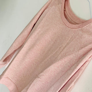 SAMPLE heather pink sweatshirt