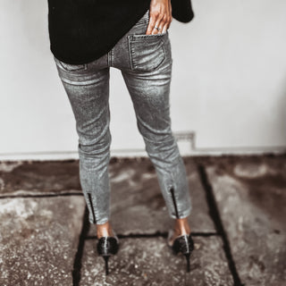 Ravello vintage grey BIKER jeans