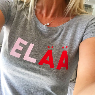 ELAA red & pink tee (M)