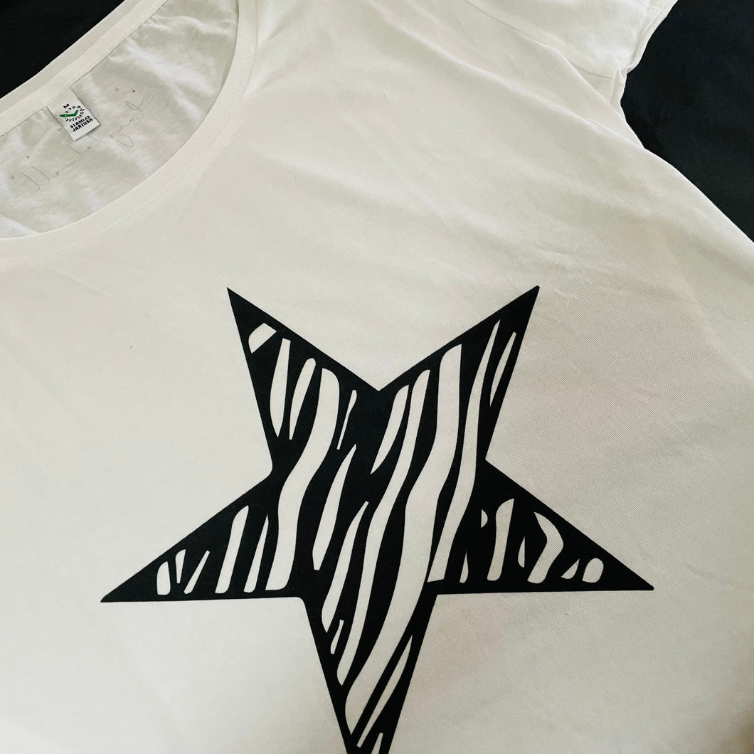 Zebra star tee (m)