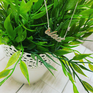 ELAA sterling silver necklace