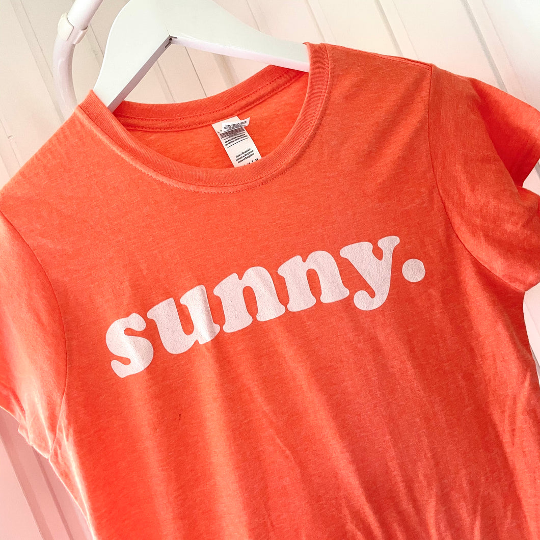 Vivid orange sunny tee (uk 10-12)