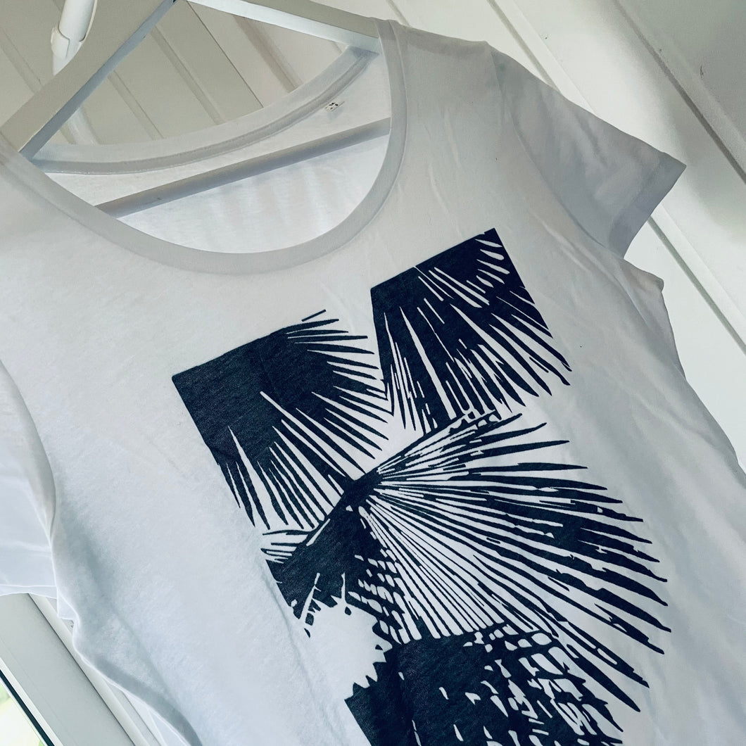 White palm tee 2 (uk 10-12)