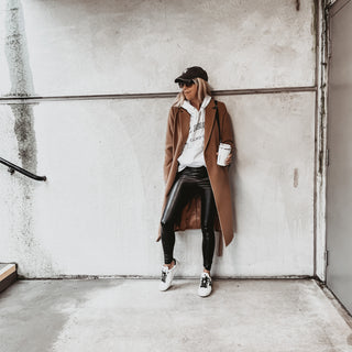 Super slouchy white LOS ANGELES hoody *super slouchy fit* SALE