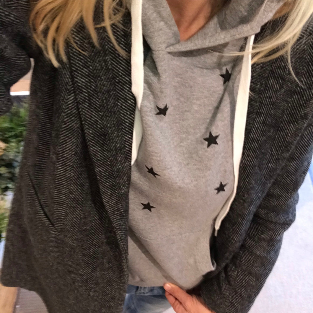 Little black stars hoody (S)