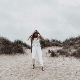 Short sleeved WHITE jumpsuit