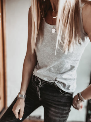 The perfect GREY vest top! (Fab for layering over too!)