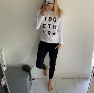 White TOGETHER sweatshirt *raising money for NHS charities together*
