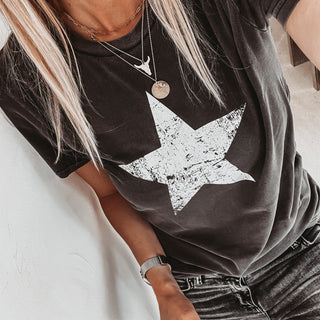 Star vintage black boyfriend tee