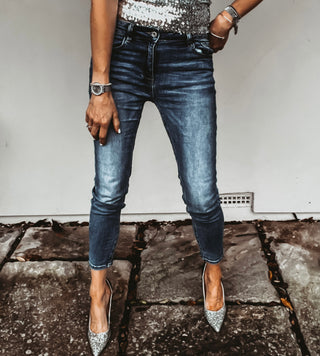 Ravello vintage blue BIKER jeans