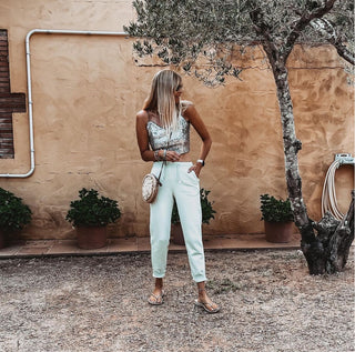 Light mint RELAXED IBIZA joggers *relaxed fit*