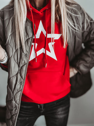 Super striking Red Star hoody