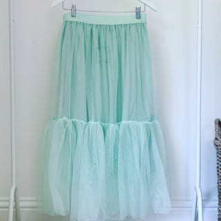 Calvi mint tulle skirt