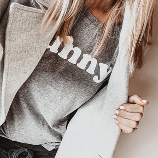 Grey SUNNY tee