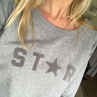 Grey STAR word sweat