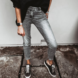 Ravello vintage grey BIKER jeans