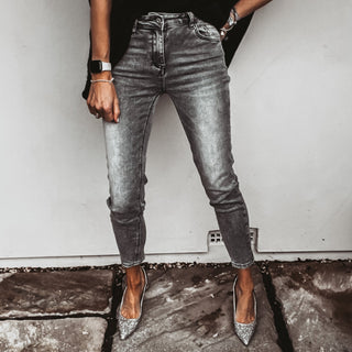 Ravello vintage grey BIKER jeans