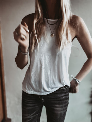 WHITE Santorini tank top *NEW*