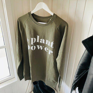 Plant power khaki sweat 1