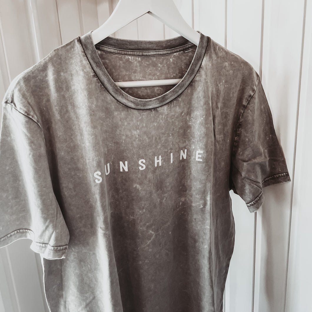 Vintage sunshine light grey tee
