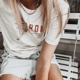 Negroni playa & bar vintage white boyfriend tee *new*