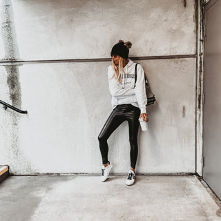 Super slouchy white LOS ANGELES hoody *super slouchy fit* SALE