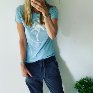 Pale blue summer tee *SALE*