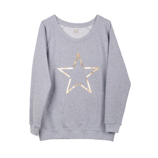 Gold star outline sweatshirt *just one medium left*