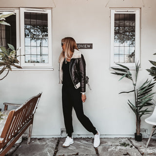 Short sleeved BLACK jumpsuit