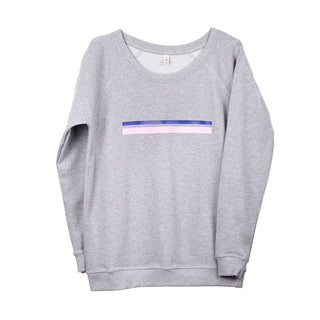 Pink & blue stripe sweat *just a few left*