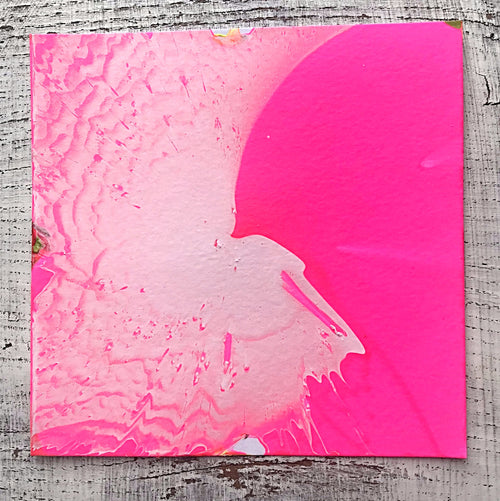 Double pink splatter