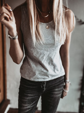 The perfect GREY vest top! (Fab for layering over too!)