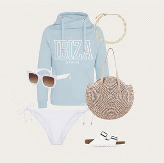 COLLEGE blue IBIZA Hoody *NEW* *back in stock!*