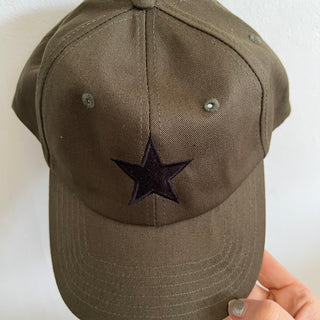Khaki STAR baseball cap *NEW*